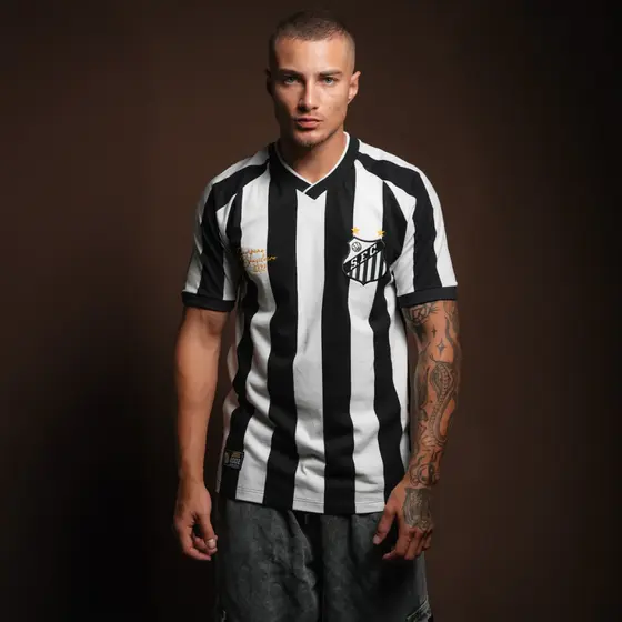 Camisa Santos Retrô 2002 Away Masculina Oficial