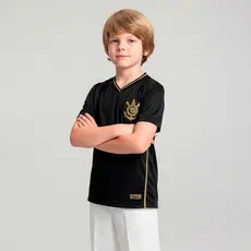 Camisa Corinthians Infantil Black Gold Infantil