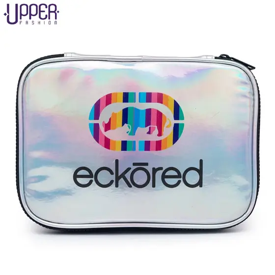 Estojo Necessaire Holográfico Escolar Feminino Grande