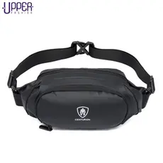 Pochete Masculina Reforçada Casual Bolsa Preta Passeio Centurion