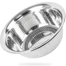 Escorredor De Arroz Inox Legumes Frutas Multiuso Cozinha Alça Coador Peneira Drenagem Inoxidável