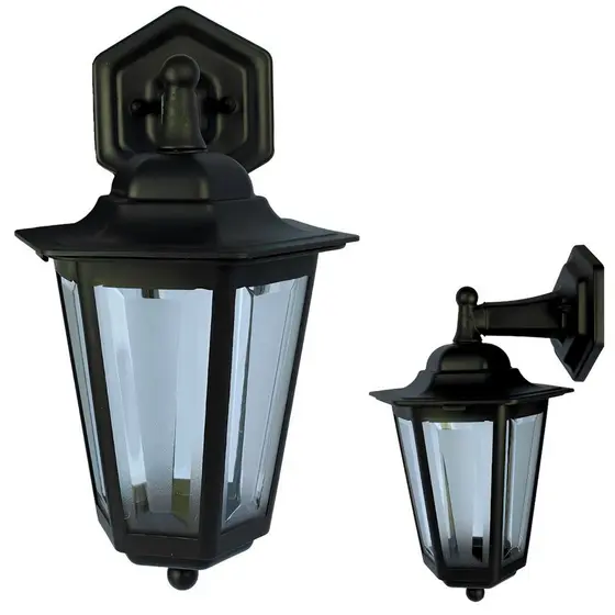 Luminária Arandela Colonial Sextavada Para Parede - Bivolt