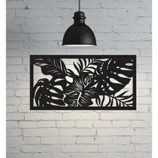 Quadro decorativo folhagem variada mdf 3mm acompanha dupla face