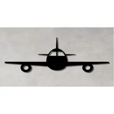 Quadro Decorativo Vazado Aviãozinho Avião MDF Escultura de Parede MDF 3mm acompanha dupla face