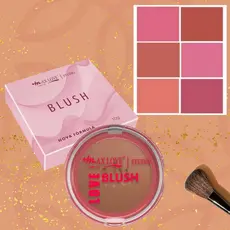 Blush Compacto ultrafino Max Love 10g - Efeito Natural