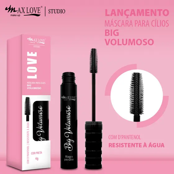 Máscara para Cílios Big Volumoso 100 - Max Love