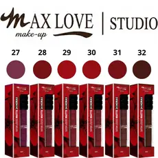Batom Matte Líquido 24 horas Max Love Escolha as Cores Promoção Batons Vinho Vermelho Rosa Nude