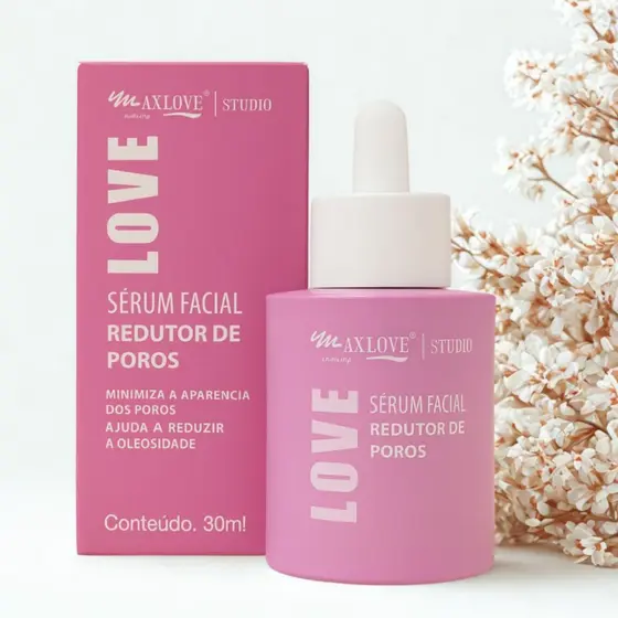 Sérum Facial Redutor de Poros Max Love