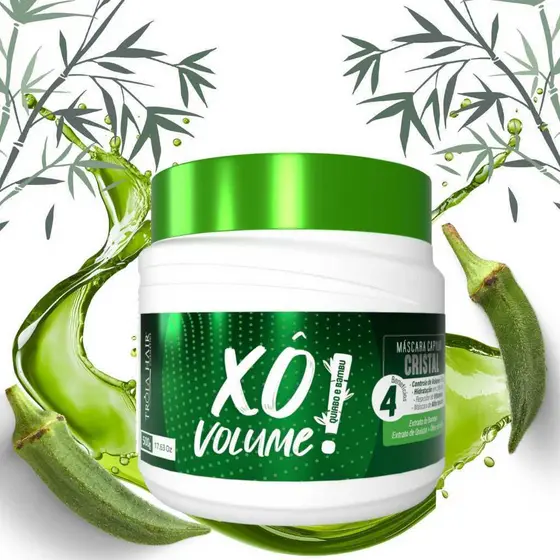 Xô Volume Quiabo e Bambu 500g - Tróia Hair Redutor de Volume