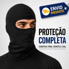 Touca balaclava de proteção térmica