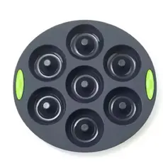 Molde de Silicone Forma para donuts com alça Confeiteiro