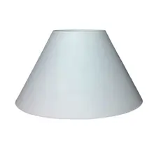 Cúpula Plástica para Abajur Luminária de Mesa Quarto 23x12 cm Reposição Decoração