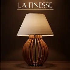 Kit 2 Abajur Clássico Madeira MDF para Sala Quarto Cabeceira Escritório Luminária de Mesa Bivolt
