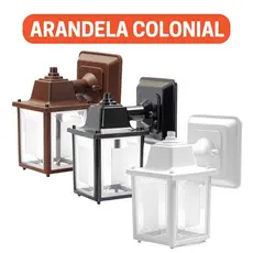 Luminaria Arandela Colonial Retrô Externa e Interna Bivolt E27