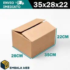 Kit 25 a 100 Unidades Caixas de Papelão Econômica Envios Sedex Correios 35x28x22 Maleta Fábrica