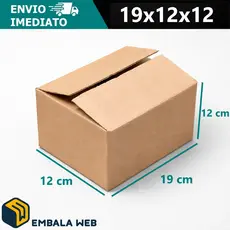Kit 25 a 100 Unidades Caixas de Papelão Econômica Envios Sedex Correios 19x12x12 Maleta Fábrica