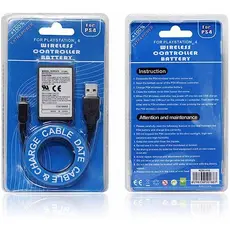 2 Baterias + Carregador Para Controle De Ps4