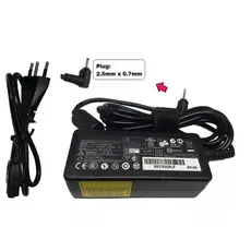 Fonte Carregador Netbook Asus Eee Pc Eepc1015 Pino Agulha 19v 2,1a (2,5*0,7)
