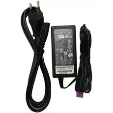 Fonte + Cabo Usb P/ Impressora Hp 2546 Deskjet 22v Plug Roxo