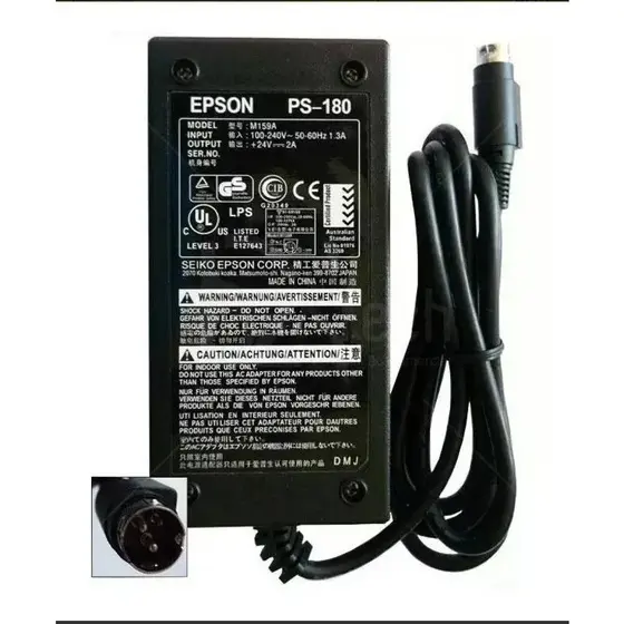 Fonte Alimentação Impressora Epson Ps-180 M159b+cabo