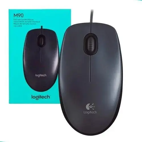 Mouse Logitech Óptico USB preto M90 910-004053