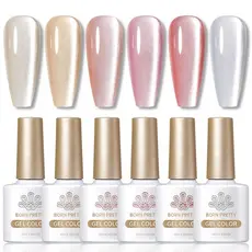 BORN PRETTY 6pcs Moonlight Conjunto De Magnéticos Em Gel De Polimento Fita De Unha De Molho UV LED Refletor De