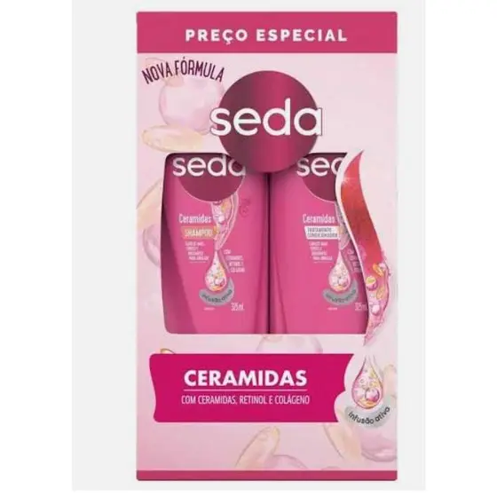 Kit Seda Ceramidas Shampoo 300ml + Condicionador 190ml