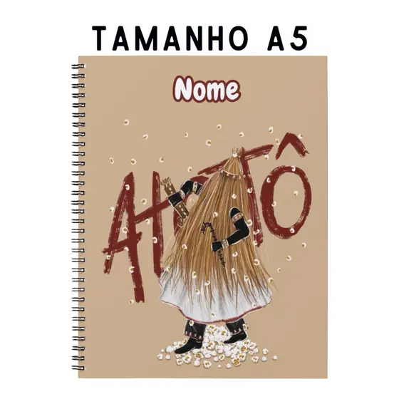 Caderno Personalizado Orixá Omulú - Tamanho A5