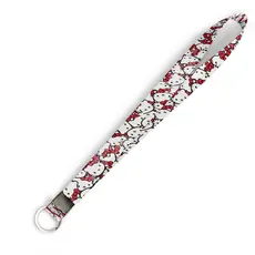 Cordão personalizado Hello Kitty para crachá ou chaveiro com Argola