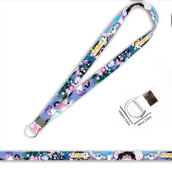 Cordão personalizado Steven Universe para crachá ou chaveiro