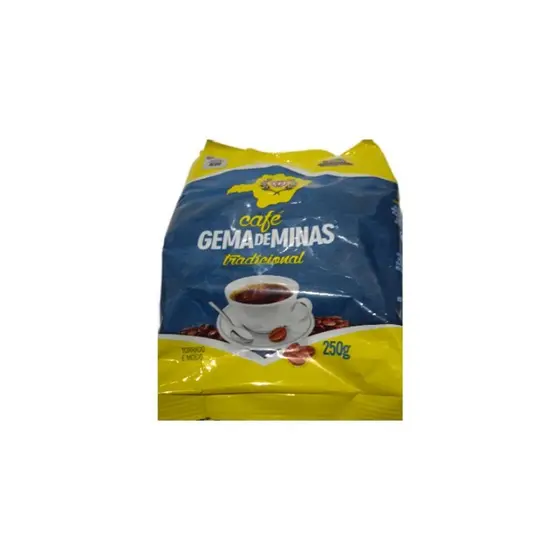 Café Gema de Minas tradicional pacote de 250g.