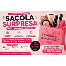 Sacola Surpresa de Maquiagem | Kit de Maquiagem