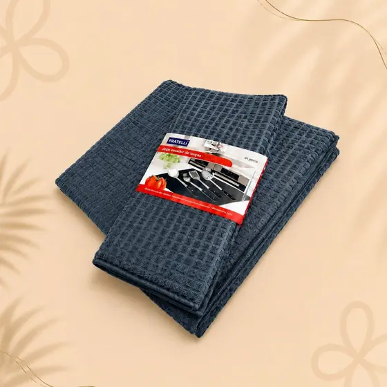 Tapete Escorredor de Louça 40x50cm em Microfibra Ultra Absorvente Antiderrapante Organização Praticidade Compre A