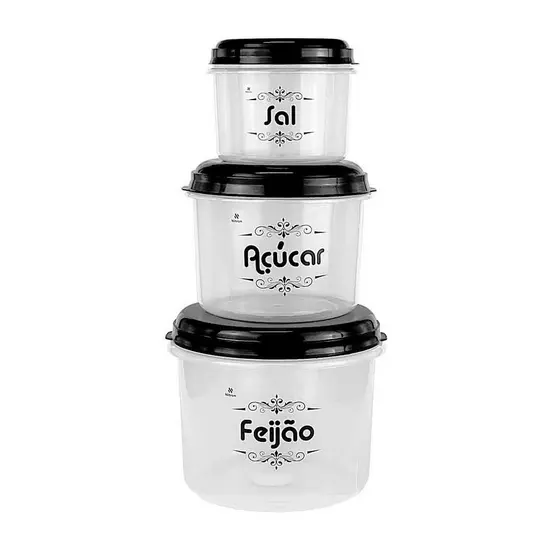 CONJUNTO POTE MANTIMENTO PMG 3 PCS 785 ML / 1.6 L / 2.9 L