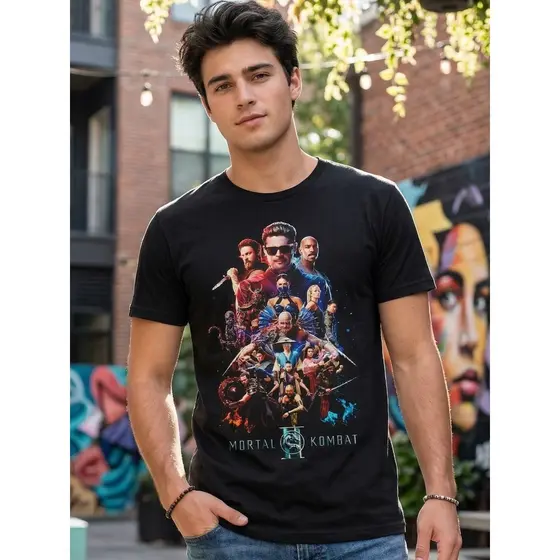 Camiseta Unissex - Especial Cinema - Mortal Kombat 2 - Premium