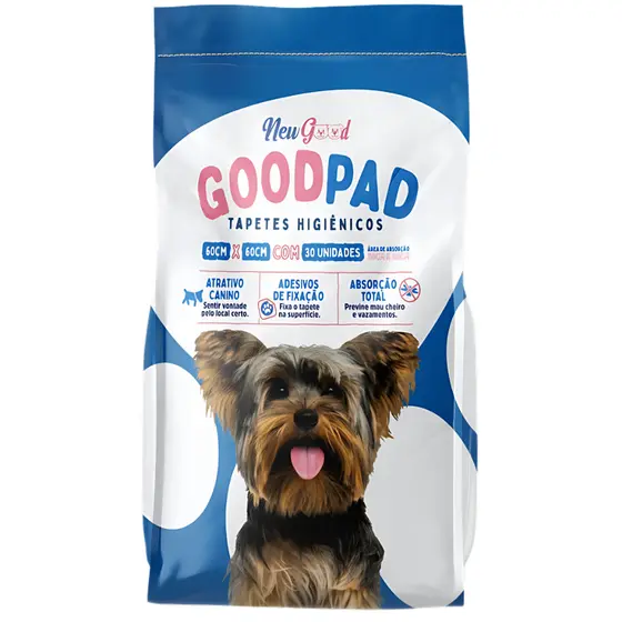 Tapete Higiênico Good Pad 30 Unidades 60x60 cm Envio Imediato Absorção Rápida