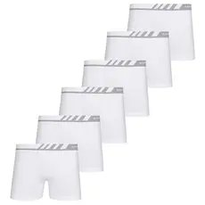 Kit 6 Cuecas Boxer Lupo Em Microfibra Masculina Sem Costura Original