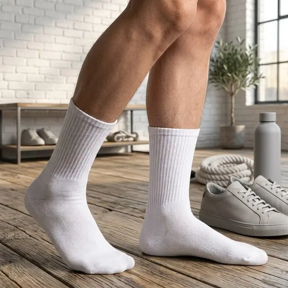 Kit 9 pares Meias Masculinas Cano Longo Conforto para o Dia a Dia moderno