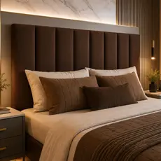Cabeceira Grande Modulada Adesiva Estofada de Cama Solteiro Casal Queen King Placas 60x20cm