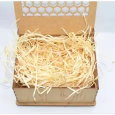 Viruta de Madera Natural – Para Canastas, Regalos y Decoraciones - Palha Madeira Decorativa.
