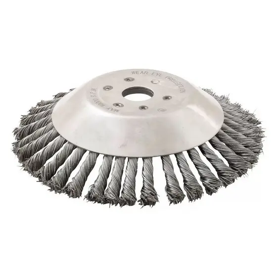 ESCOVA ROTATIVA AÇO 150MM - FURO 25,4MM