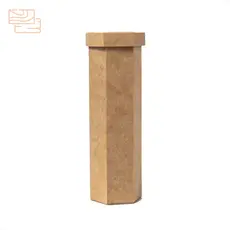 Porta vinho caixa sextavada decoração mdf cru organizadores para casa presente aniversario casamento