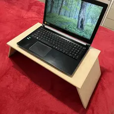 Suporte para notebook mesa apoio em mdf cru bandeja de servir cama quarto sala alimentação comida