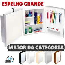 Armario Para Banheiro Com Espelho Grande Armario De Banheiro Luxo Espaçoso