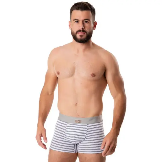 Kit com 4 Cuecas Boxer, Listradas, Modelagem Anatômica!!!!