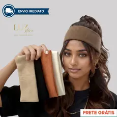 Faixa De Cabelo Cabeça Elástica Canelada PREMIUM Exercícios Esportes Bandana Correndo Fitness Headband Turbante Cabeça