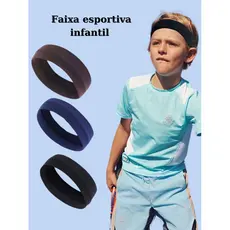 Faixa Testeira Esportiva Infantil Menino Memphis Depay Lisa Canelada