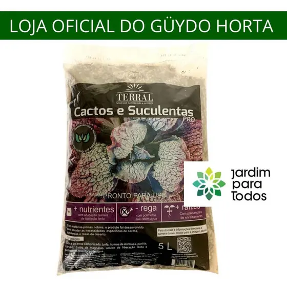 Terral Cactos e Suculentas PRO 5 litros