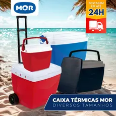 Caixa Termica Mor Cooler Para Gelo Bebidas Praia Vários Tamanhos Oferta Mor