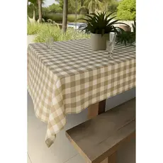 Toalha de Mesa Estampada Xadrez Para Jantar | 4 Lugares | Toque de Elegância promoção
